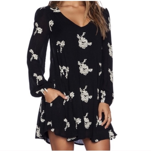 Free People Dresses & Skirts - Free People Austin embroidered mini dress Sz.M